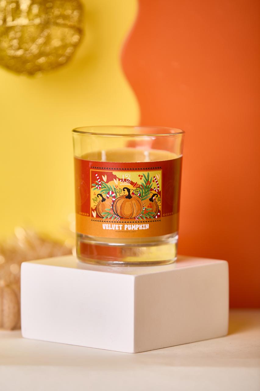Velvet Pumpkin Candle