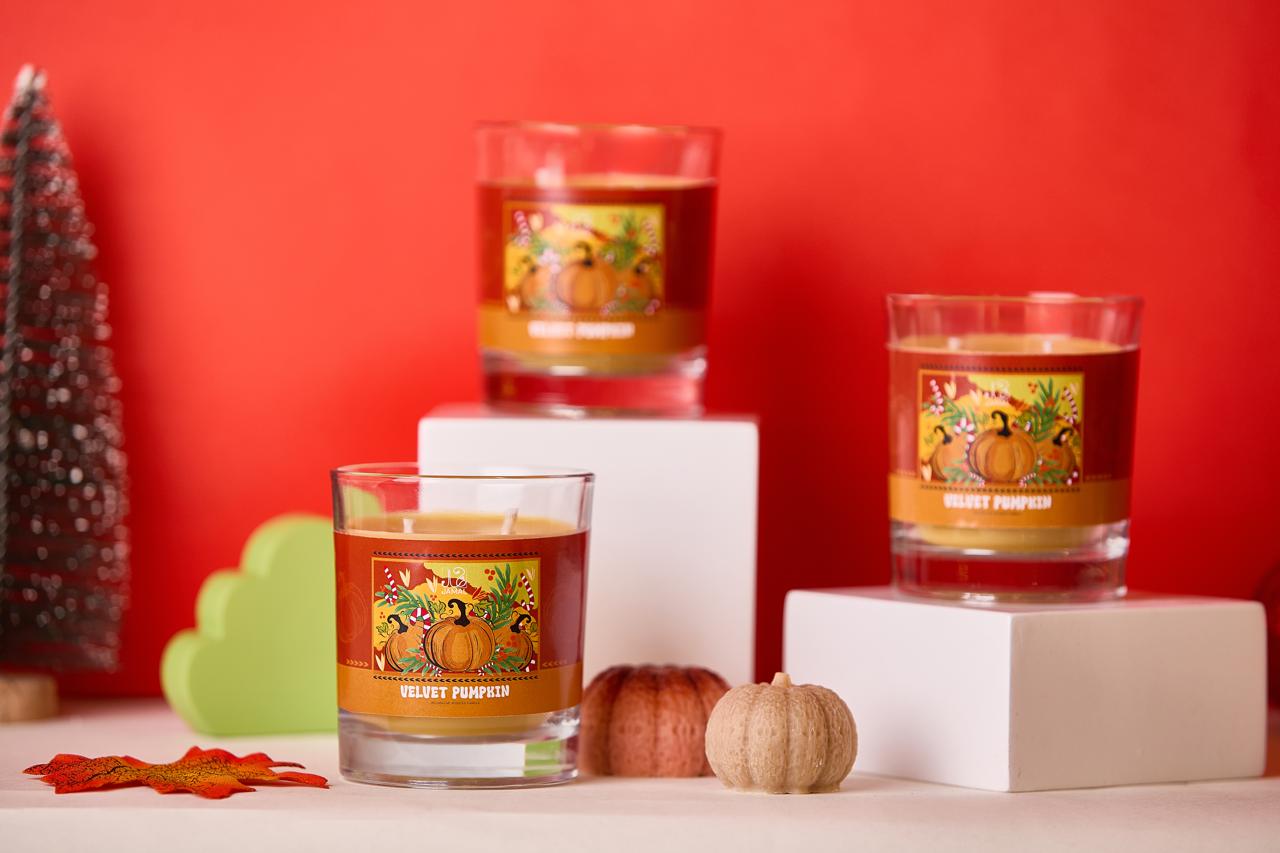 Velvet Pumpkin Candle