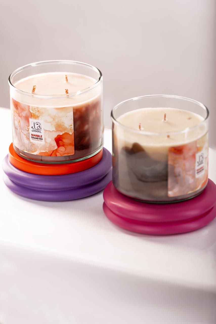 Marble Grand ma Candle