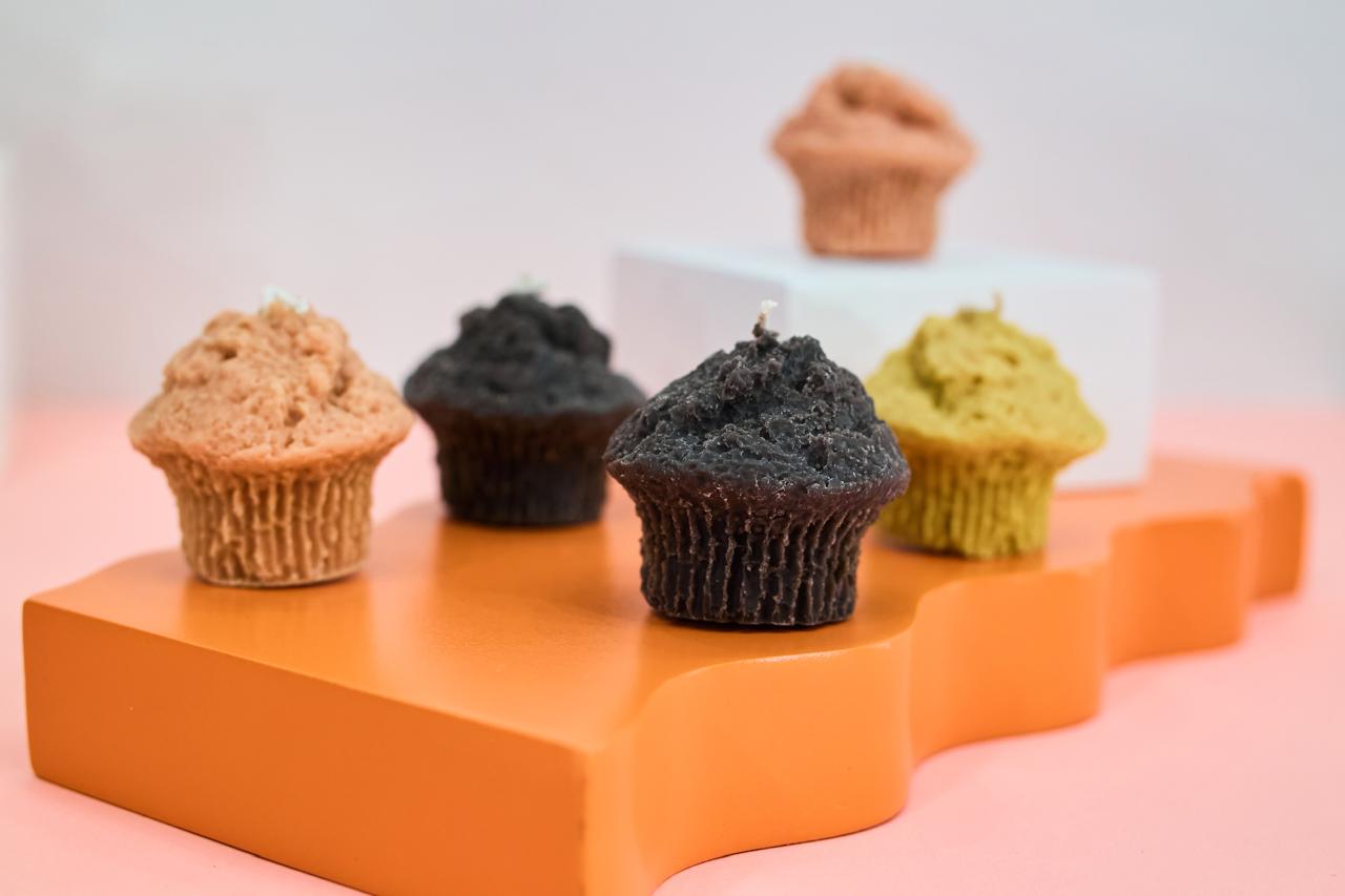 Cup Cake Candle