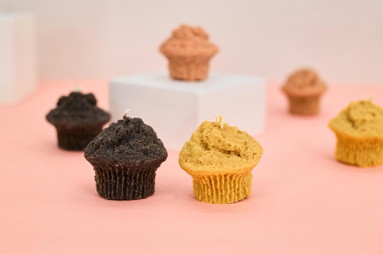 Cup Cake Candle